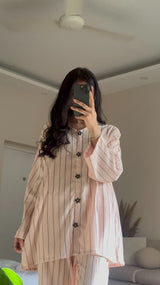 Strawberry Textured Co ord Set
