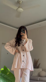 Strawberry Textured Co ord Set