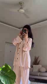 Strawberry Textured Co ord Set