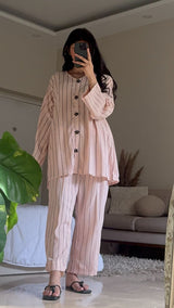 Strawberry Textured Co ord Set