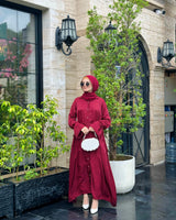 Shimmering Button Down Dress With Tassel