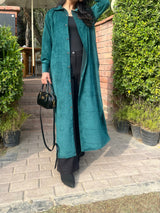 Corduroy Dress Shirt - Teal Blue