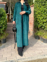 Corduroy Dress Shirt - Teal Blue