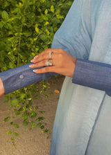 Shaded Blue Co-ords Set - Long