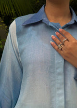 Shaded Blue Co-ords Set - Long