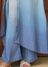 Shaded Blue Co-ords Set - Long