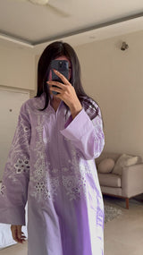 Lilac Embroidery Shirt / Trouser