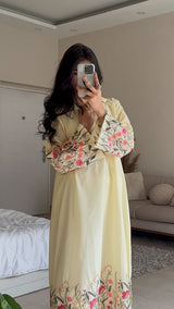 BUTTER YELLOW COTTON DRESS