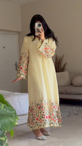 BUTTER YELLOW COTTON DRESS