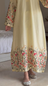 BUTTER YELLOW COTTON DRESS