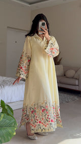 BUTTER YELLOW COTTON DRESS