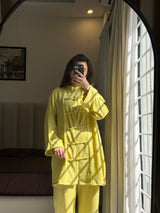 Lemon Knot-Front Co-Ord Set