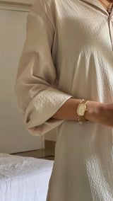 Button-down Dress Shirt-White