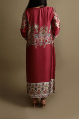 Saffron Silk Long Dress