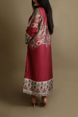 Saffron Silk Long Dress