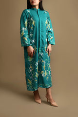 Cornflower Button-down Dress