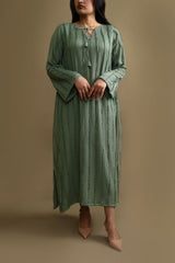 Sage Green Crochet Dress