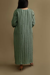 Sage Green Crochet Dress