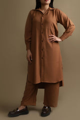 Toffee Textured Co-ord Set