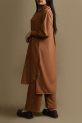 Toffee Textured Co-ord Set