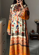 Velvet Bloom Kaftan