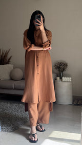 Toffee Textured Co-ord Set