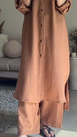 Toffee Textured Co-ord Set