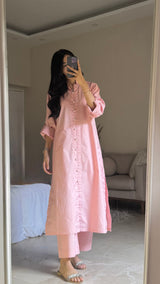 Pink Premium Cotton Set - Long