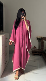 Rosso Textured Kaftan