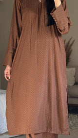 Dotted Brown Set - Long