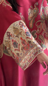 Saffron Silk Long Dress