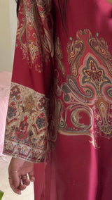 Saffron Silk Long Dress
