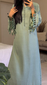 Green Polka Set - Long