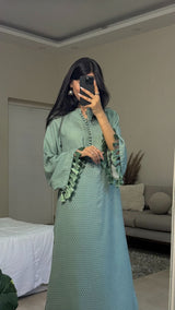 Green Polka Set - Long