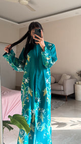 Cornflower Button-down Dress