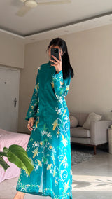 Cornflower Button-down Dress