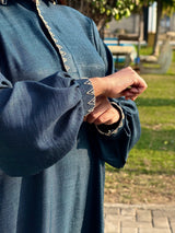 Archive Textured Long Dress