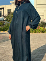 Archive Textured Long Dress