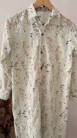 Floral Embroidered Shirt