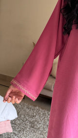 Blush Embroidered Textured Set