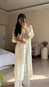 Floral Embroidered Shirt