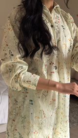 Floral Embroidered Shirt
