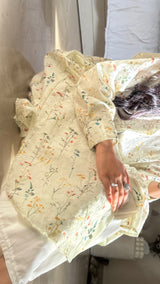 Floral Embroidered Shirt