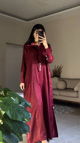Burgundy Long Dress