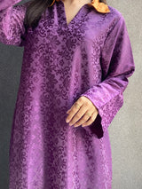 Shaded Purple Long Dress