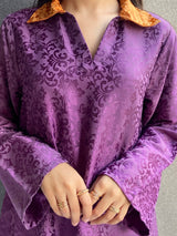 Shaded Purple Long Dress