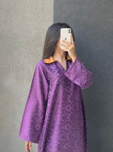 Shaded Purple Long Dress