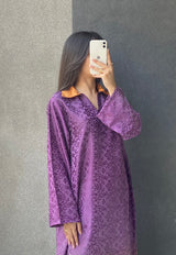 Shaded Purple Long Dress