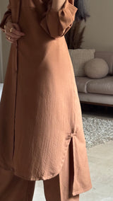 Toffee Textured Co-ord Set
