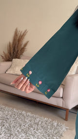 Bluebell hand-embroidered Set